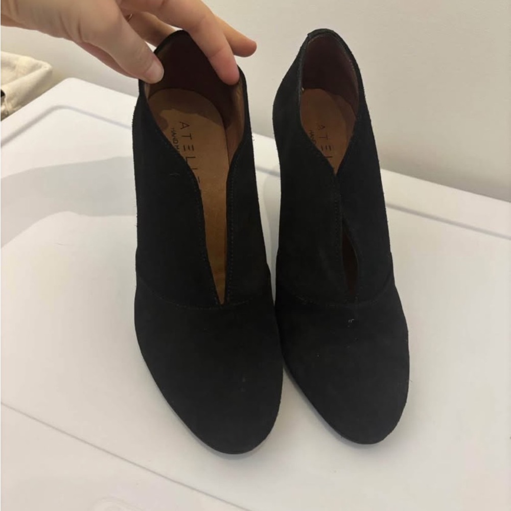 Suede High heels